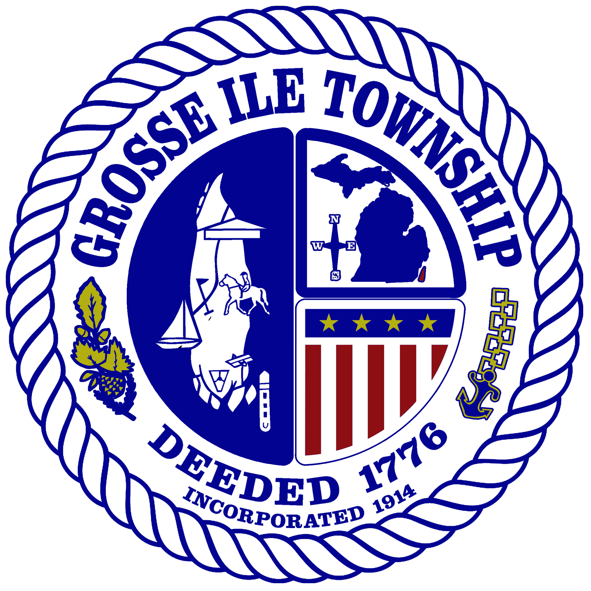 grosse ile township logo
